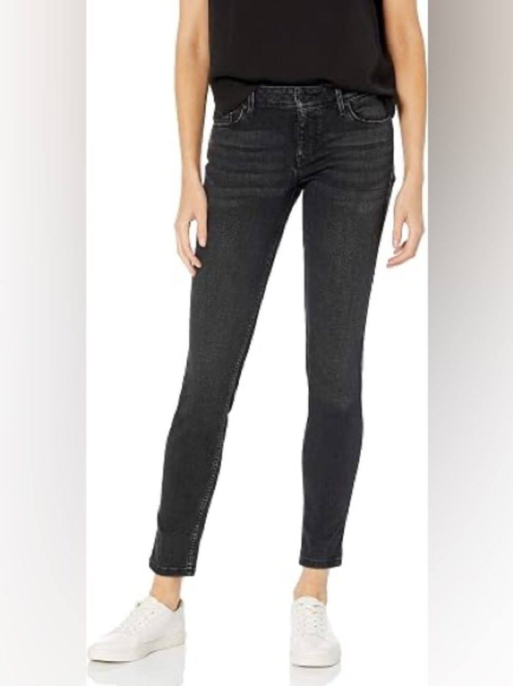 Levi’s Mid-Rise Skinny Jeans in Faded Black